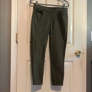 Olive Green Skinny Pants